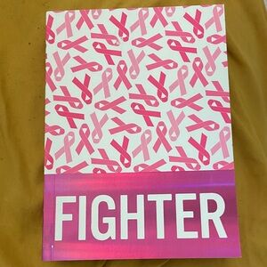 Pink Ribbon 'Fighter' Notebook